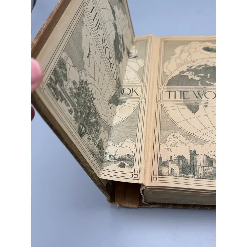 World Book 1918 Complete 8 Vol Set 1st Edition Antique Encyclopedia Illustrated